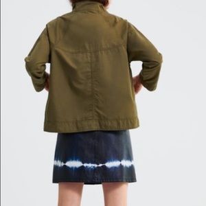 ZARA Faux Leather Black Mini Skirt